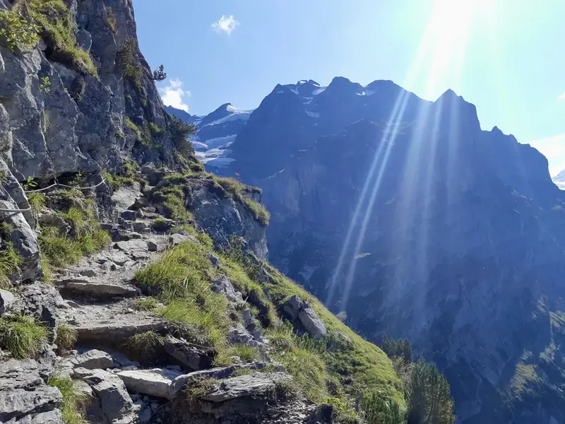 Mountain trail near Grindelwald