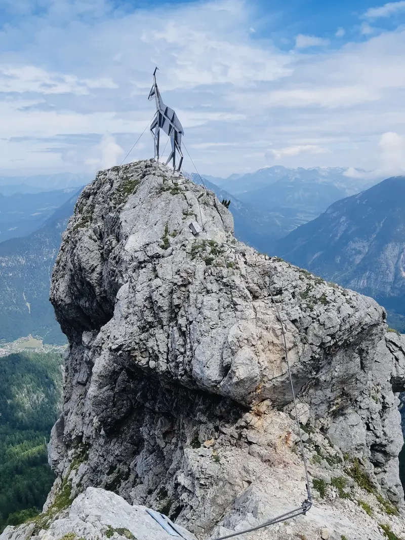 Mountain viewpoint in the Dachstein Alps