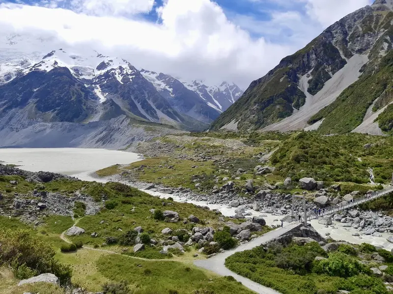 Aoraki Mount Cook mountain landscape